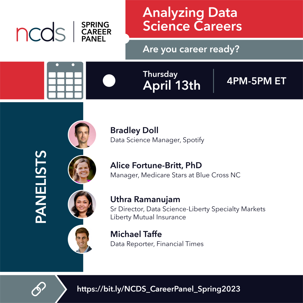 2023 NCDS Spring Career Panel: Analyzing Data Science CareersRENCI